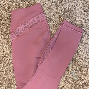 Lululemon dusty pink leggings